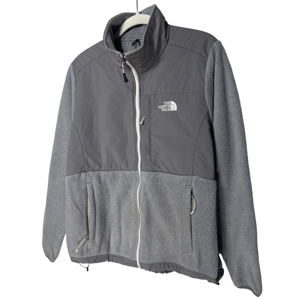 The North Face Denali Polartec Full Zip Fleece Jacket Gray Women's Size Large